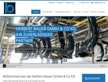 Tablet Screenshot of bauer-gsr.com